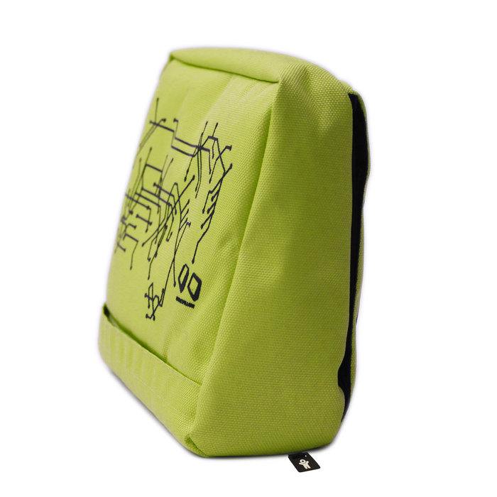 фотография Подушка-подставка с карманом для планшета hitech 2 зеленая/черная  - 2700 р.
