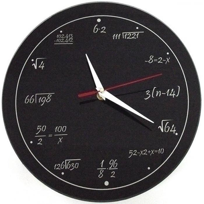 фотография Часы Античасы Забавная Математика Стеклянные  - 1020 р.