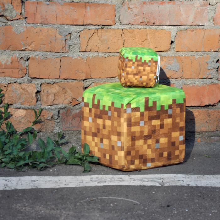 фотография Подушка «Блок земли» Minecraft 20x20 см  - 790 р.