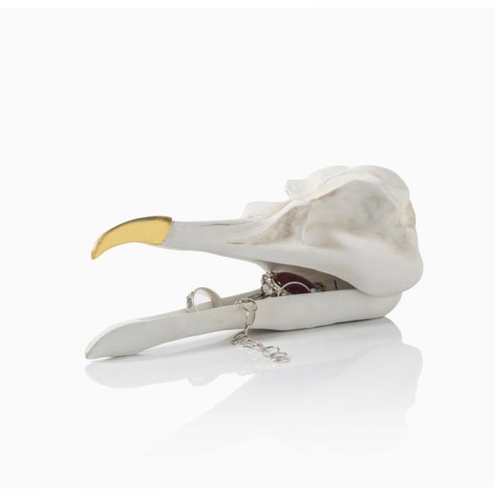 фотография Шкатулка для украшений Bird Skull (белый)  - 2900 р.
