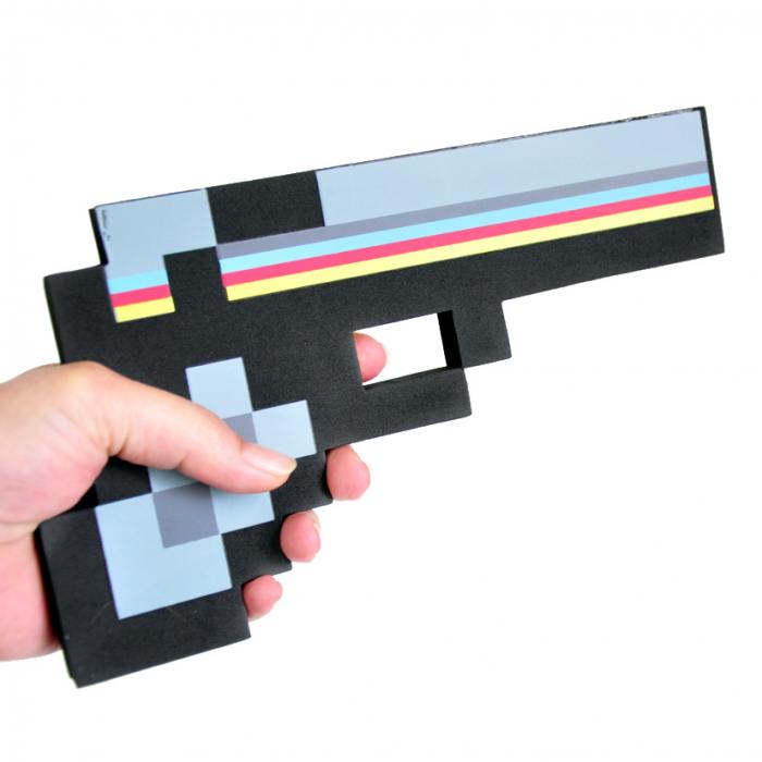 фотография Пиксельный пистолет Minecraft  - 379 р.