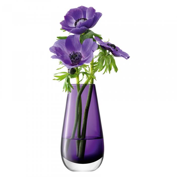 фотография Ваза в форме бутона Flower Colour 14 см фиолетовая  - 1950 р.