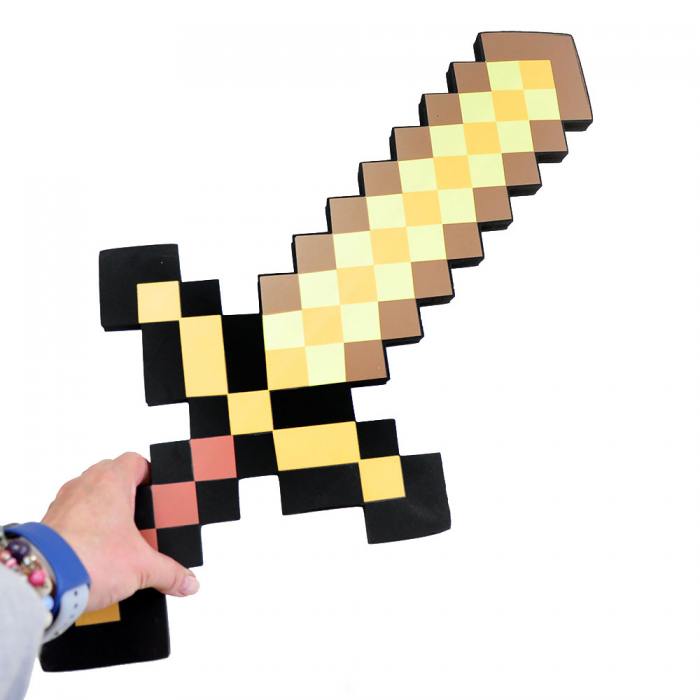 фотография Золотой меч Minecraft (черн-корич-жел)  - 749 р.