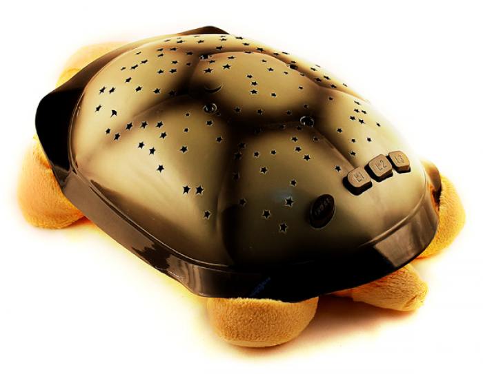 фотография Ночник проектор Черепаха желтый  - 900 р.