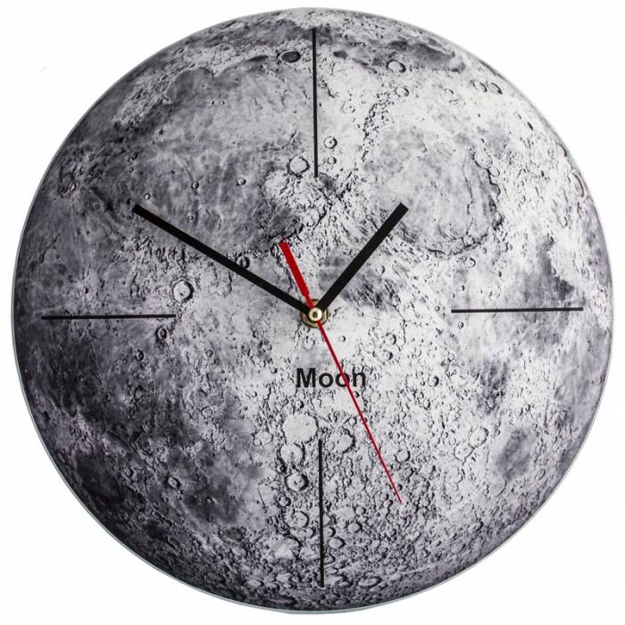 фотография Часы Луна d=28см стеклянные  - 1050 р.