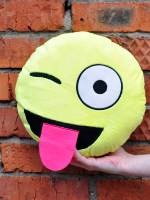 фотография Подушка Emoji «Crazy Face Emoji» 27 см  - 580 р.