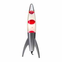 фотография Лампа с воском 35см Rocket Красная/Прозрачная  - 1549 р.