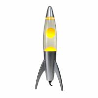 фотография Лампа с воском 35см Rocket Желтая/Прозрачная  - 1749 р.