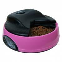 фотография Автокормушка для кошек и собак с ЖК дисплеем и емкостью для льда, розовая  - 3450 р.