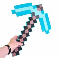 фотография Алмазная кирка Minecraft зачарованная синяя  - 940 р.
