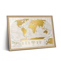 фотография Скретч Карта Мира Travel Map Geography World  - 1859 р.