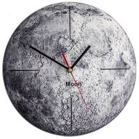 фотография Часы Луна d=28см стеклянные  - 1050 р.