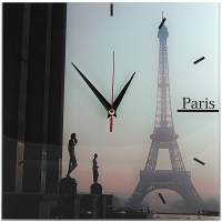 фотография Часы Париж Paris 28/28 стеклянные  - 1050 р.